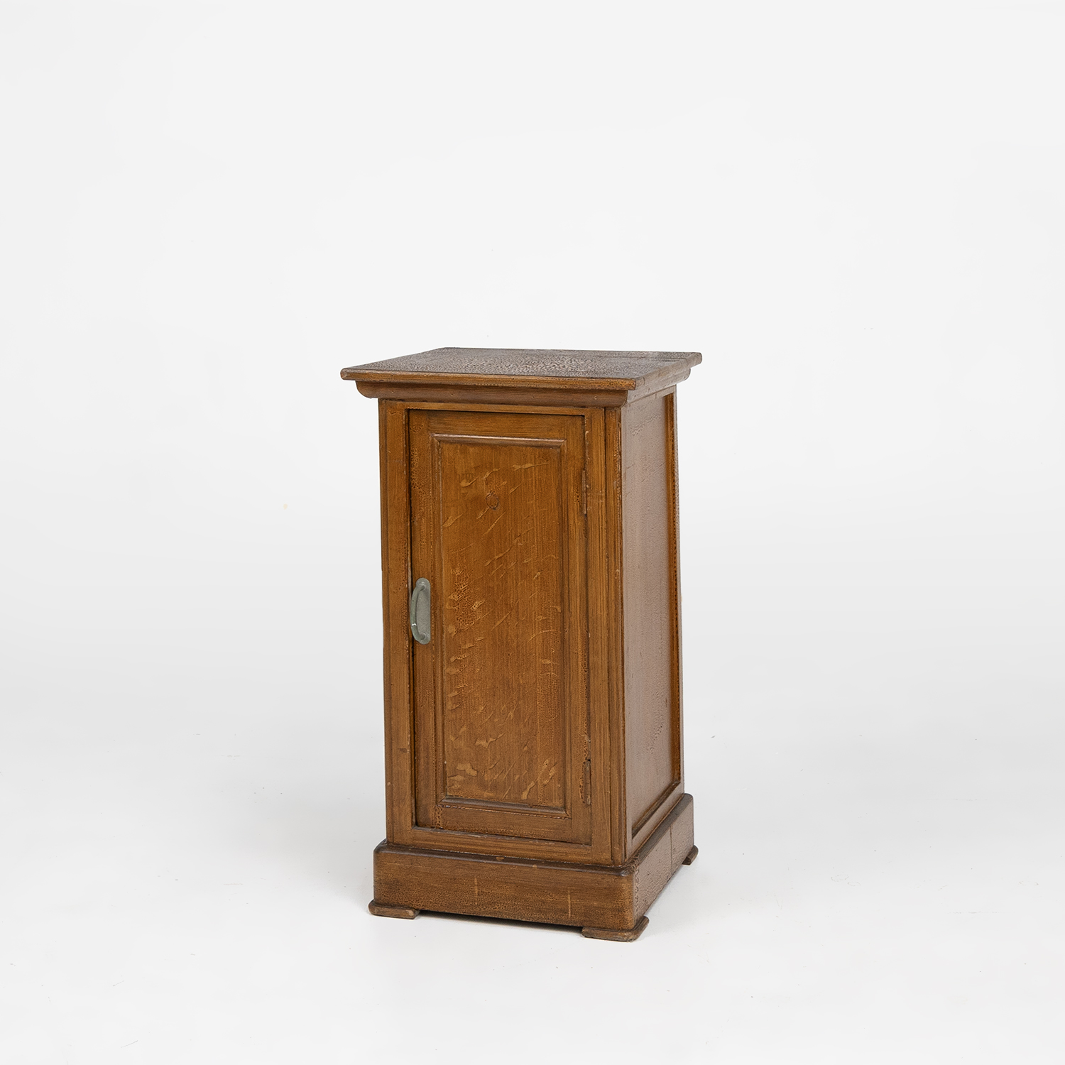 French Art Deco nightstand in varnished wood, ca. 1930thumbnail